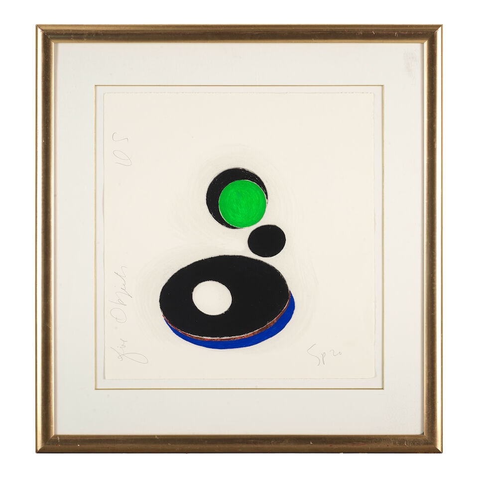 Donald Sultan (born 1951); Five Objects; (1 of 2)