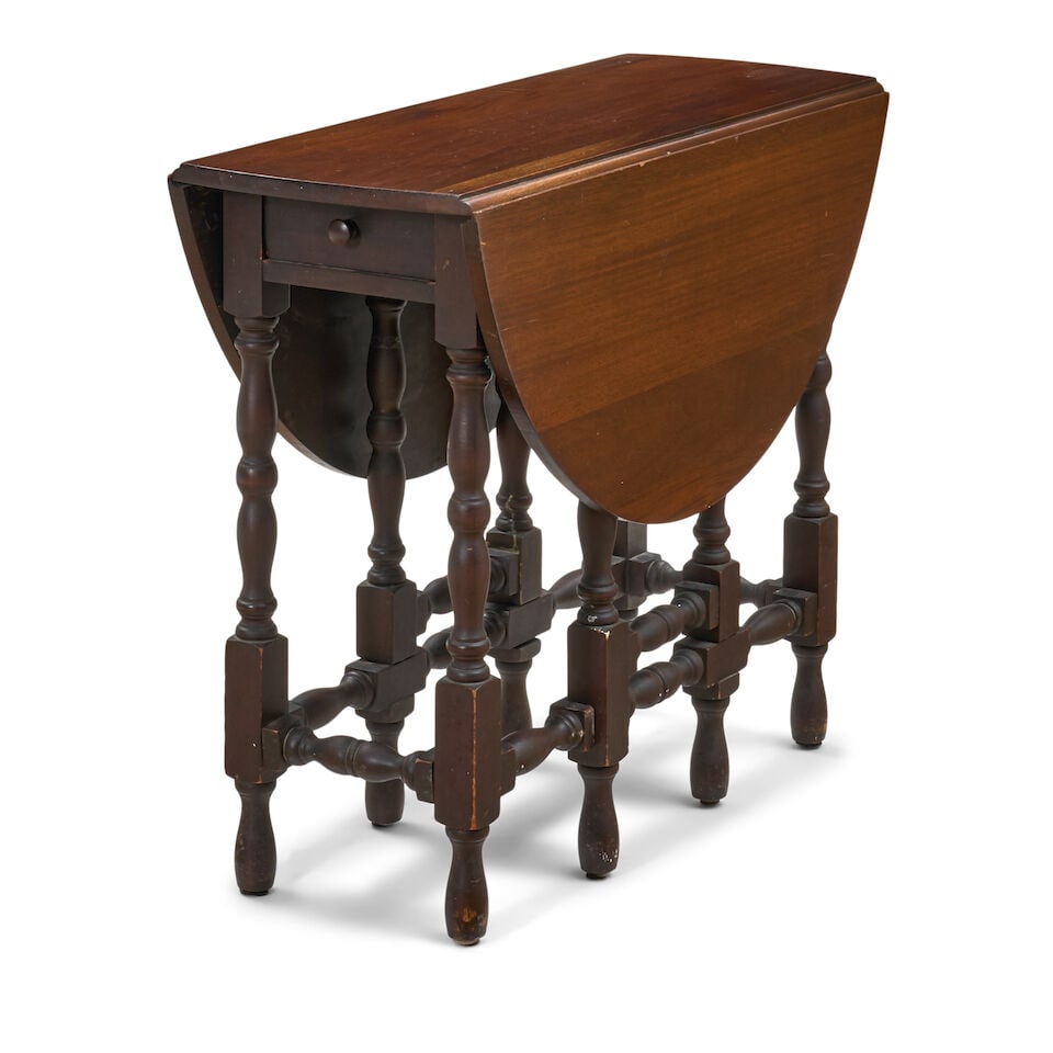 Jacobean-style Mahogany Gate-leg Table, 19th century, (1 of 3)