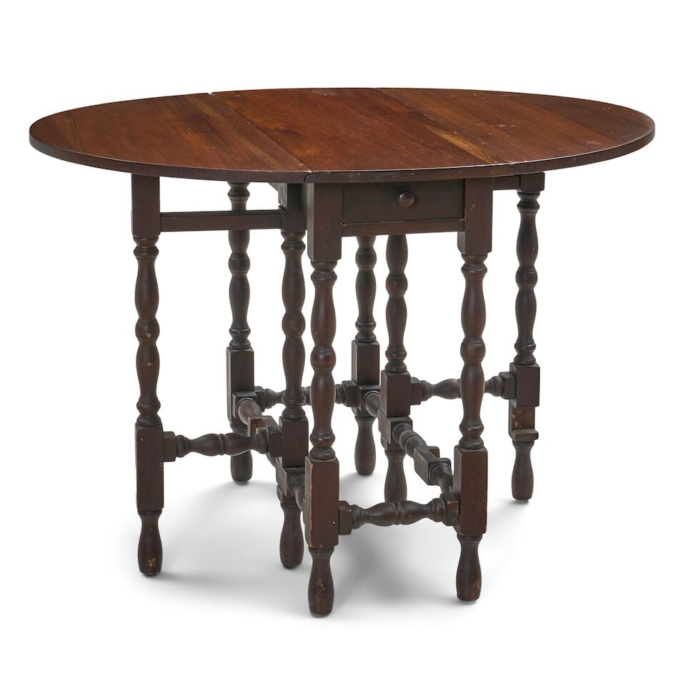 Jacobean-style Mahogany Gate-leg Table, 19th century, - 2