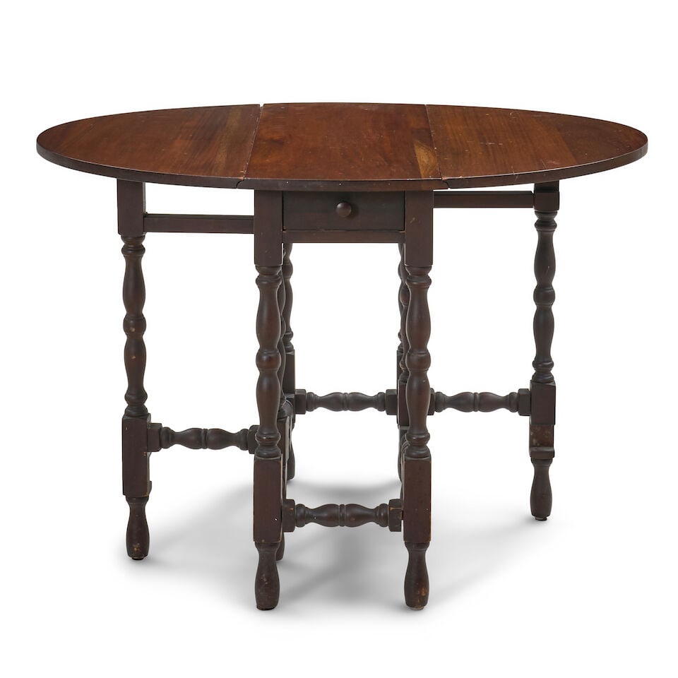 Jacobean-style Mahogany Gate-leg Table, 19th century, - 3