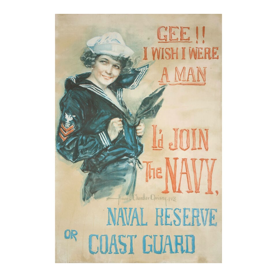 After Howard Chandler Christy Gee!! I Wish I Were a Man, I'd Join the Navy - 3