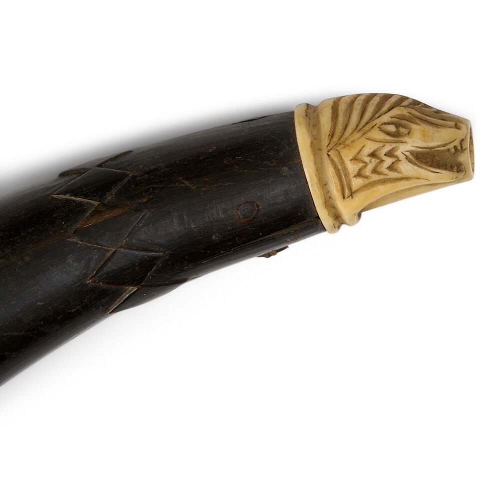Carved Powder Horn, Block Island, Rhode Island, c. 1900 - 2