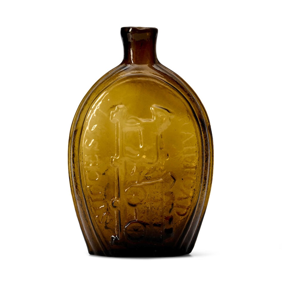 'Success to the Railroad' Flask United States, mid-19th century (1 of 2)