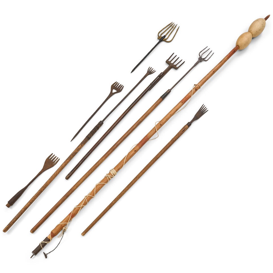 Eight Whaling Tools, 19th/20th century, (1 of 1)