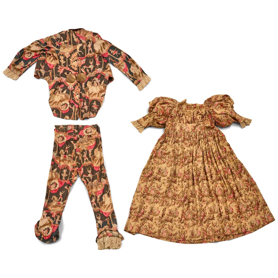Two Printed Garments 19th/20th century, - 2
