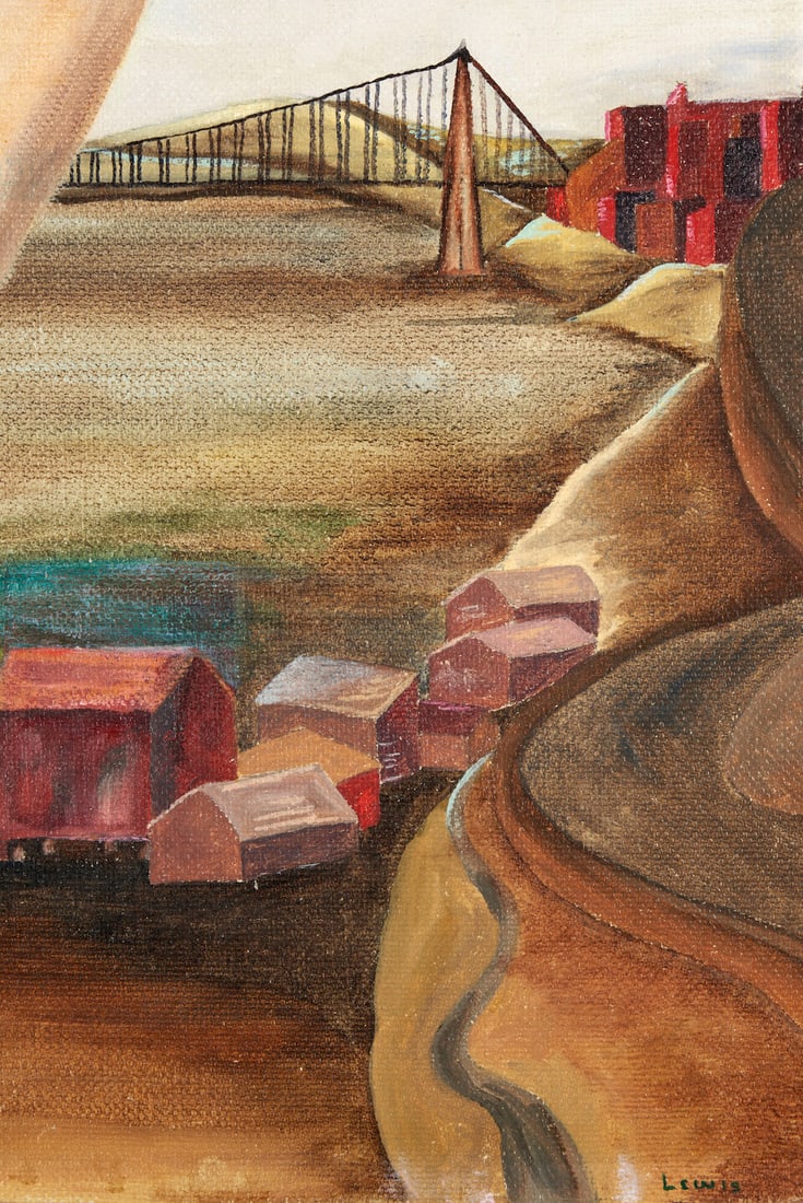 Doris Lindo Lewis (1909-1995) Return to the Womb - 3