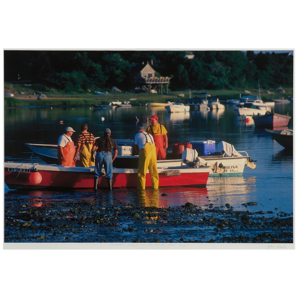 Six Framed Color Photographs of New England Views, - 13