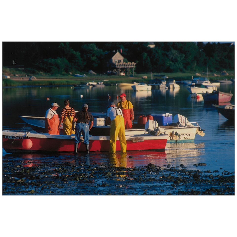 Six Framed Color Photographs of New England Views, - 14