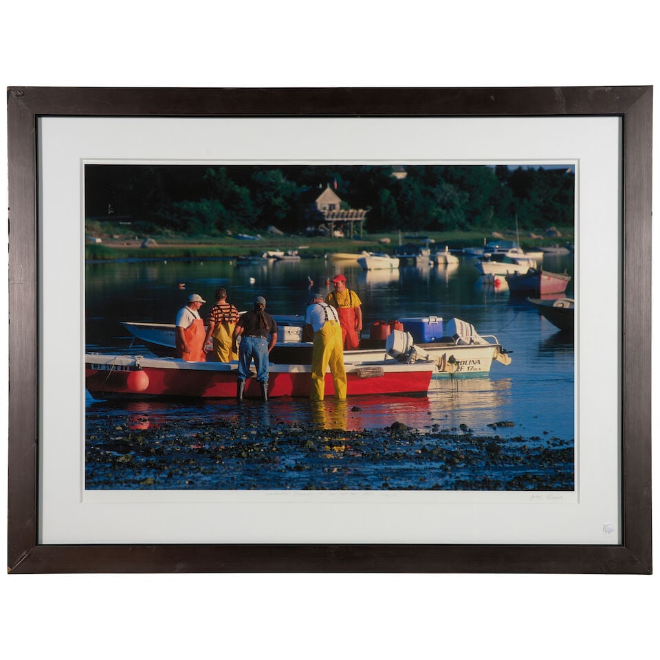 Six Framed Color Photographs of New England Views, - 15