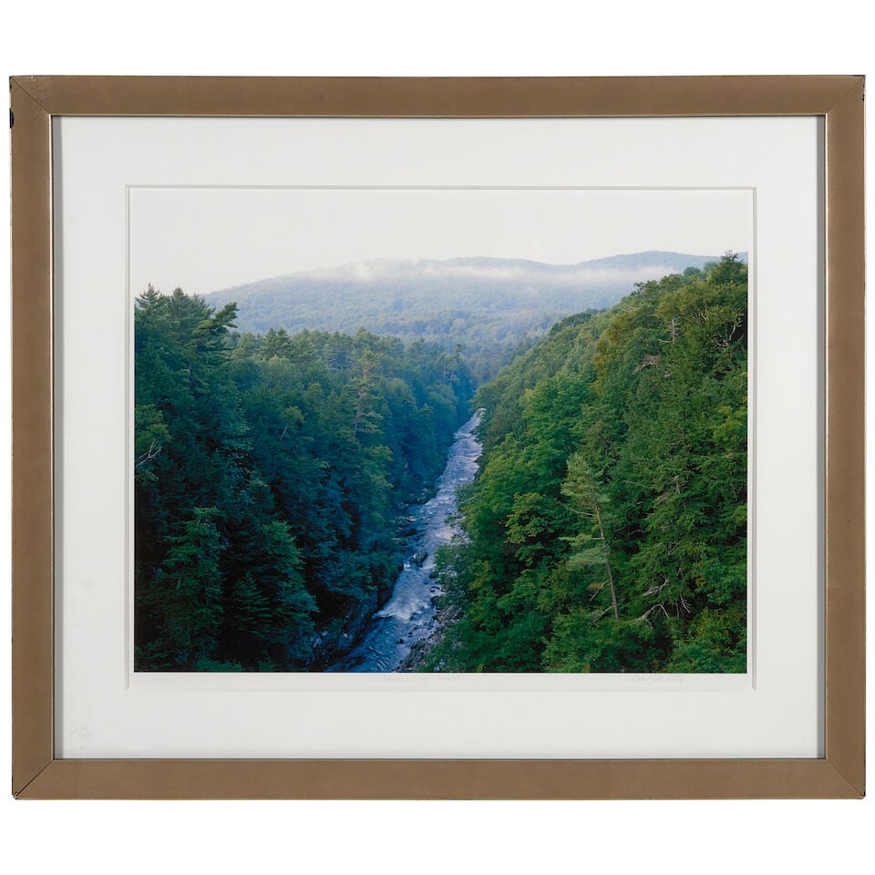 Six Framed Color Photographs of New England Views,: Six Framed Color Photographs of New England Views, comprising Paul Rezendes, Still Morning, Inner Harbor, Martha's Vineyard, Massachusetts, sight size 16 1/4 x 32 3/4, frame size 27 x 43; Paul Rezende