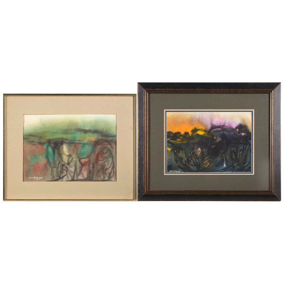 RALPH ROSENBORG (1913-1992) A pair of works: - 2