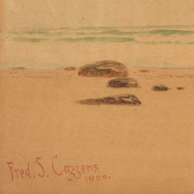 Frederic Schiller Cozzens (1846-1928) A Sandy Beach - 2