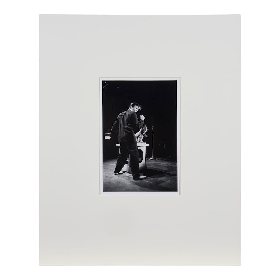 Alfred Wertheimer (1929-2014); Elvis Singing Hound Dog on the Steve Allen Show; - 2