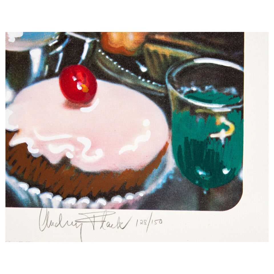 Audrey Flack (1931-2024); Banana Split Sundae, from Presidential Portfolio; - 2