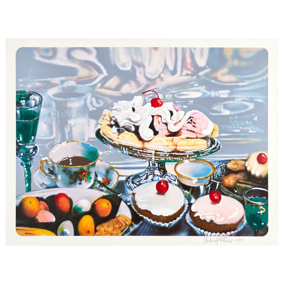 Audrey Flack (1931-2024); Banana Split Sundae, from Presidential Portfolio; - 3