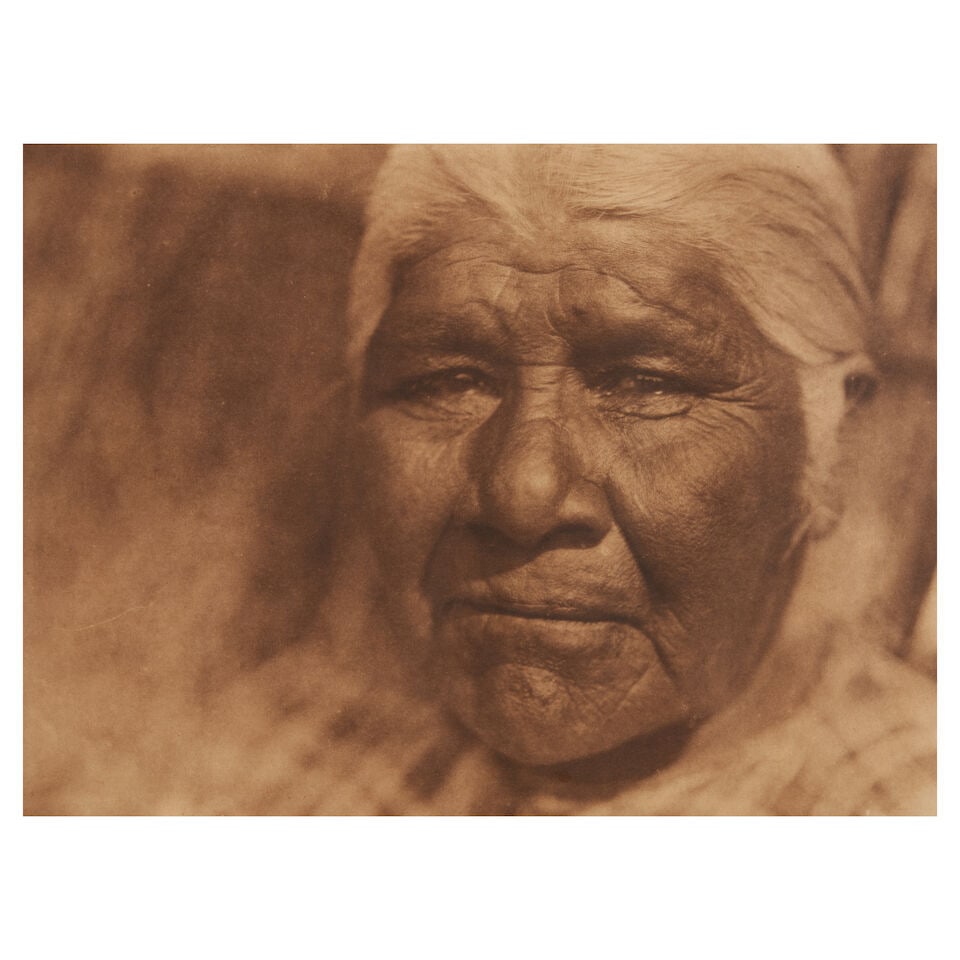 Edward S. Curtis (1868-1952); A Diegueño Woman of Campo; (1 of 2)