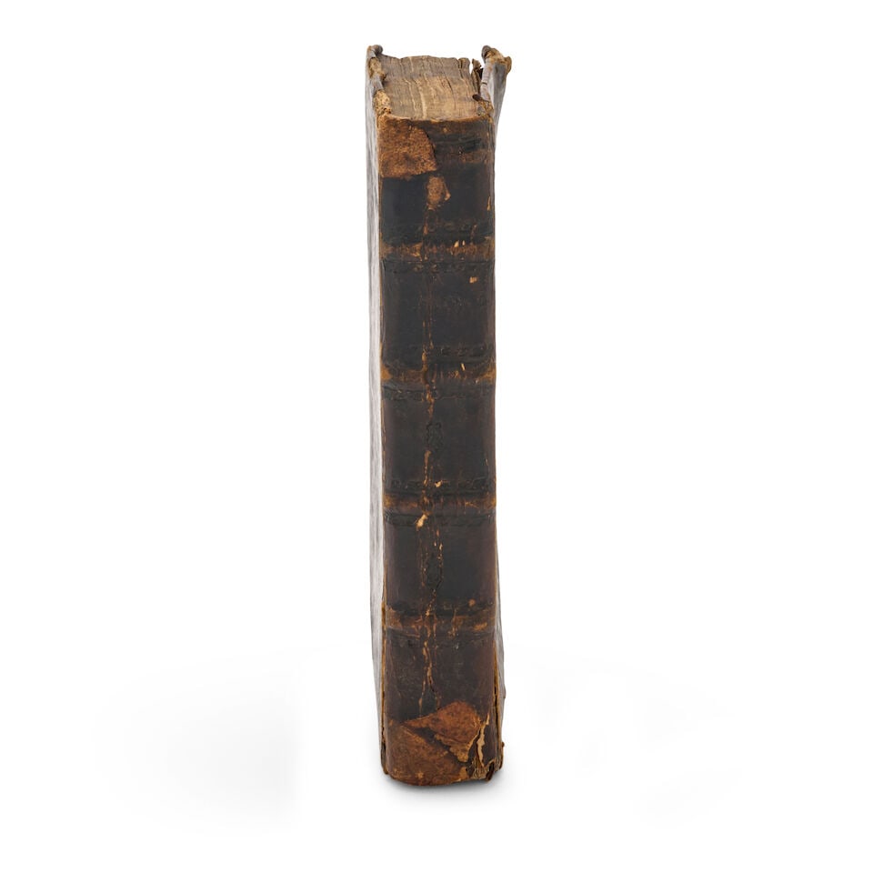 Midrash Tanhuma: ha-nikra Yelamdenu ve-hu midrash al hamishah humshe Torah,: Midrash Tanhuma: ha-nikra Yelamdenu ve-hu midrash al hamishah humshe Torah, Shklov: Mordekhai Horovits, 1811/12, Hebrew text, brown full leather binding, with library bookplate, (ex-library collection
