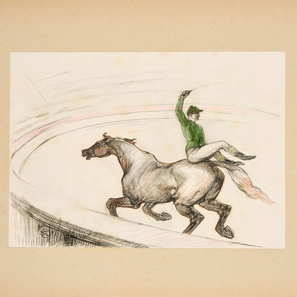 Toulouse-lautrec, Hendri De. 1964-1901. Au Cirque. Paris: Goupil & Cie, 1905. - 2
