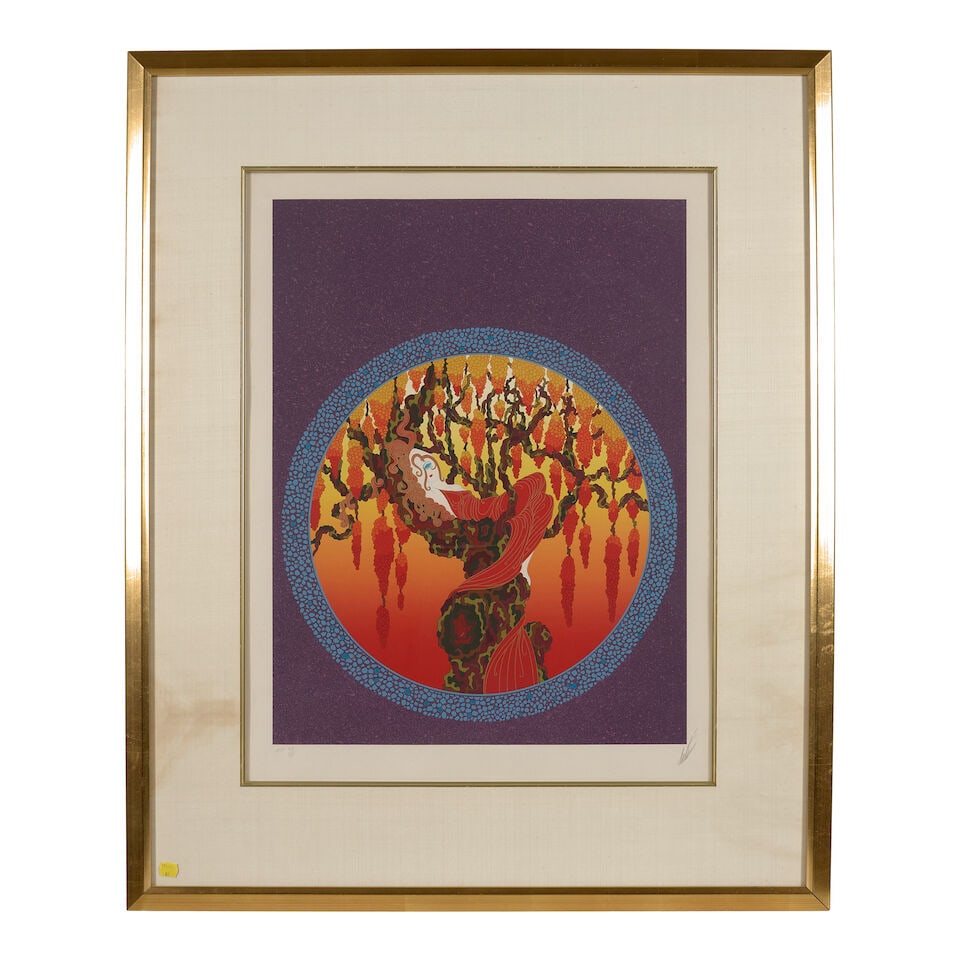 Erté (Romain de Tirtoff) (Russian, 1892-1990), Heat, 1980, (1 of 4)