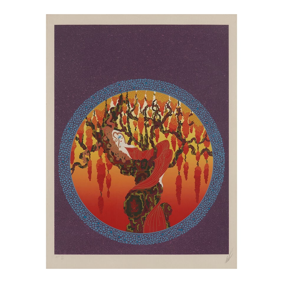Erté (Romain de Tirtoff) (Russian, 1892-1990), Heat, 1980, - 2