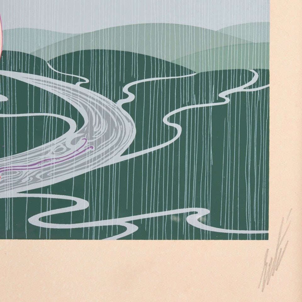 Erté (Romain de Tirtoff) (Russian/French, 1892-1990) Blossom Umbrella, 1979, - 5