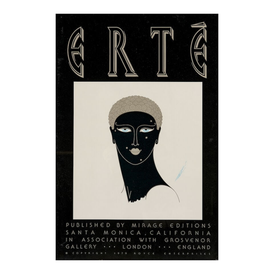 After Erté (Romain de Tirtoff) (Russian, 1892-1990) Queen of Sheba, 1979, - 2