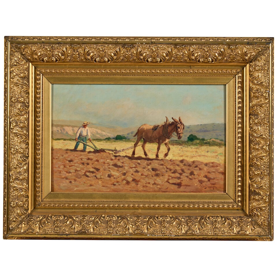 Walter Biddlecombe (British, 1856-1938), Plowing the Field,1894 - 3