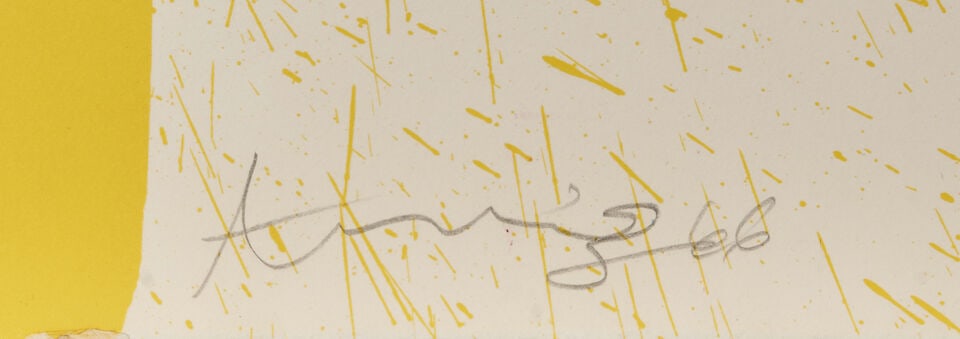 Walasse Ting (1929-2010); Yellow Gun; - 2