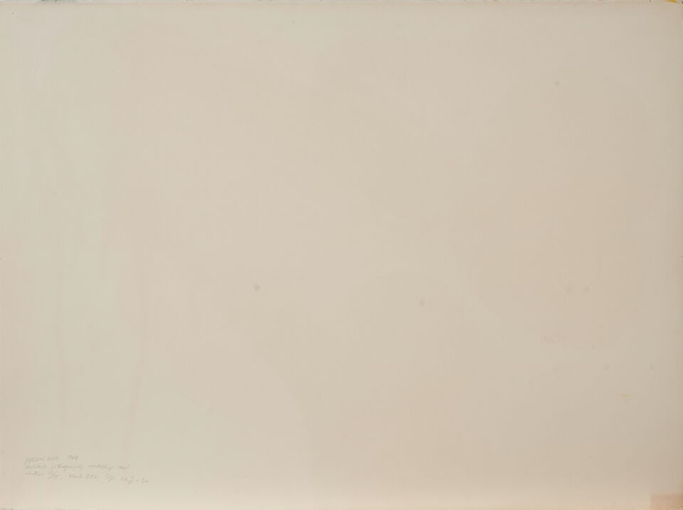 Walasse Ting (1929-2010); Yellow Gun; - 3