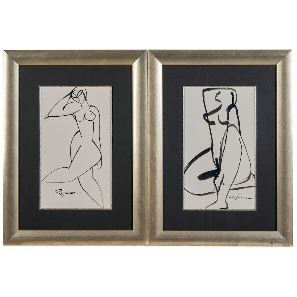 Raymond Espinasse (French, 1897-1985), Six Nude Studies, - 3