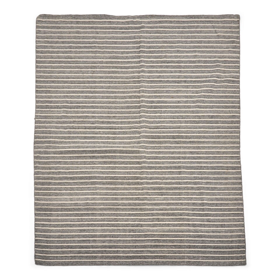 Contemporary Turkish Striped Flatweave Rug, 10 ft. x 8 ft.: Contemporary Turkish Striped Flatweave Rug, 10 ft. x 8 ft. Lot to be sold without reserve. This lot is subject to the following lot symbols: ¤ ¤ Unless indicated by the ¤ symbol next to