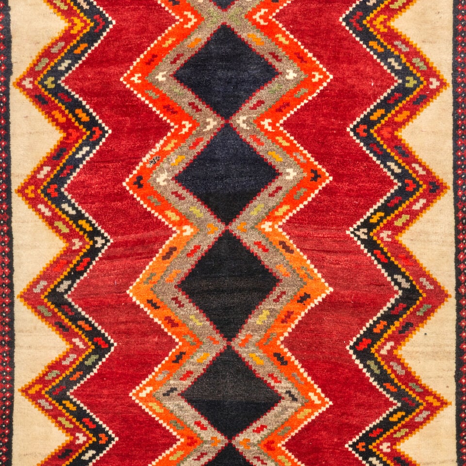 Gabbeh Rug 3 ft. 4 in. x 6 ft. 1 in. - 3