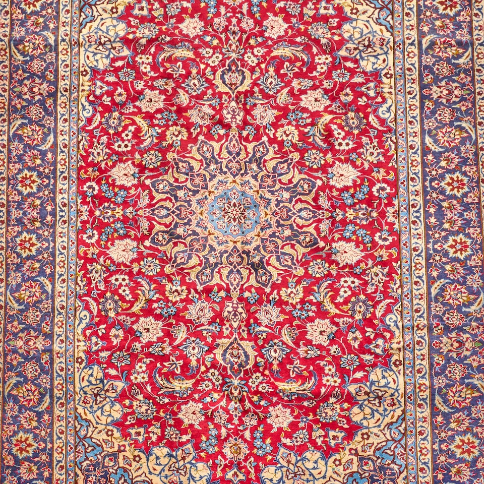 Isphahan Rug 13 ft. 6 in. x 8 ft. 11 in. - 2