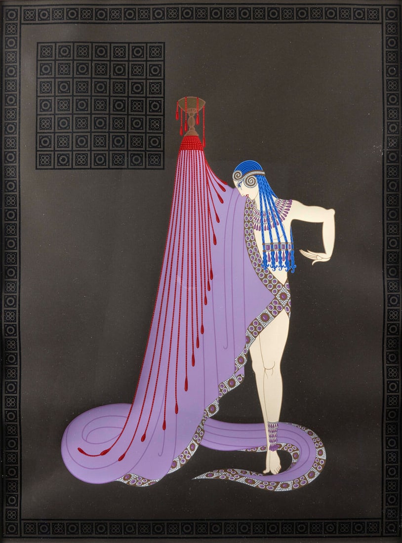 Erté (Romain de Tirtoff) (Russian/French, 1892-1990); Slave of Salome; (1 of 2)