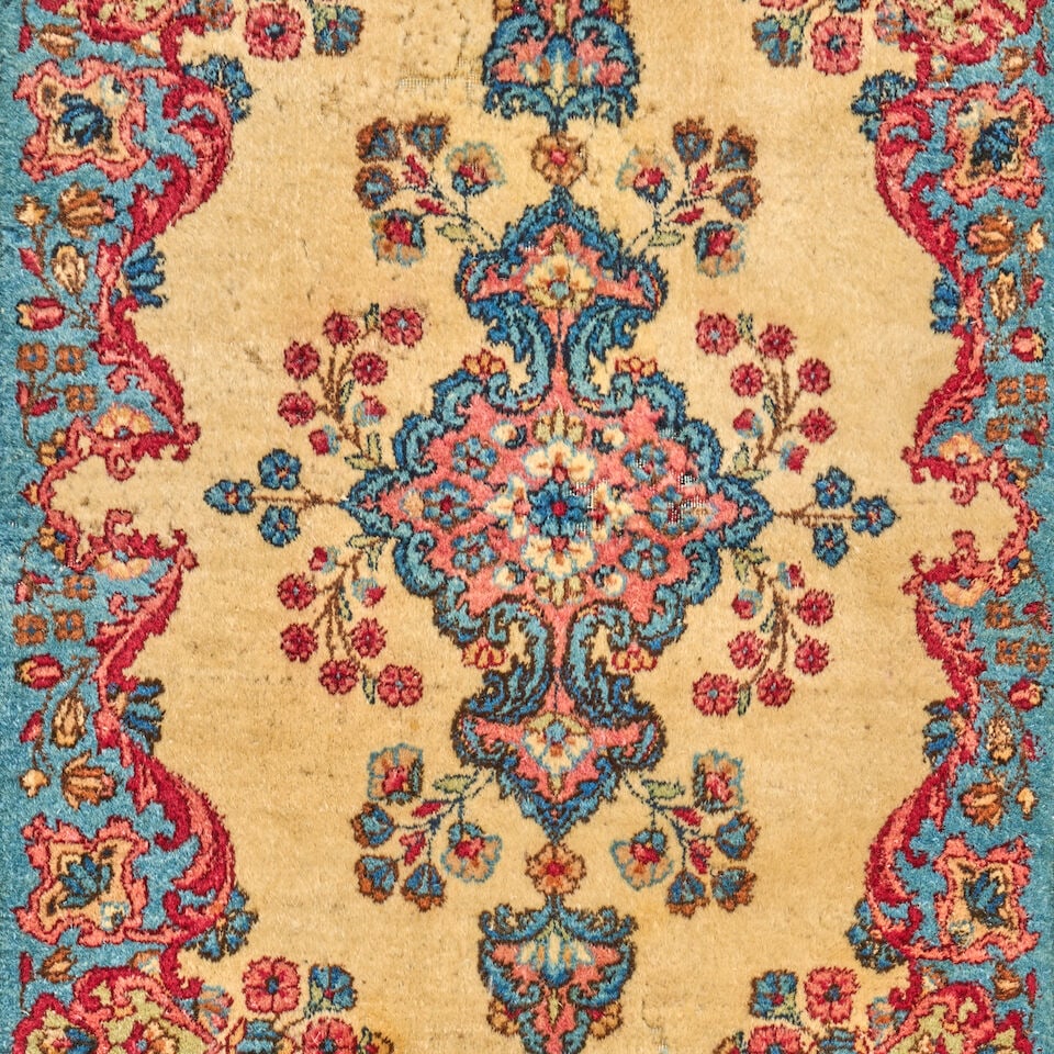 Four Sarouk Mats, c. first half 20th century, 76 in. x 30 1/2 in.; 45 1/2 in. x 25 in.; 45 in. x... - 3