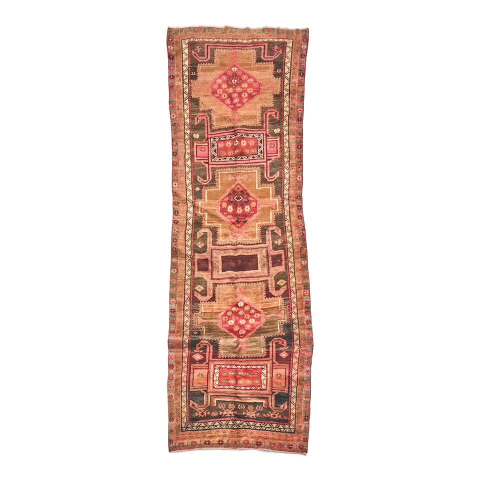 Kurdish Rug, Iraq, 20th century, 11 ft. 8 in. x 3ft. 10 in. (1 of 2)