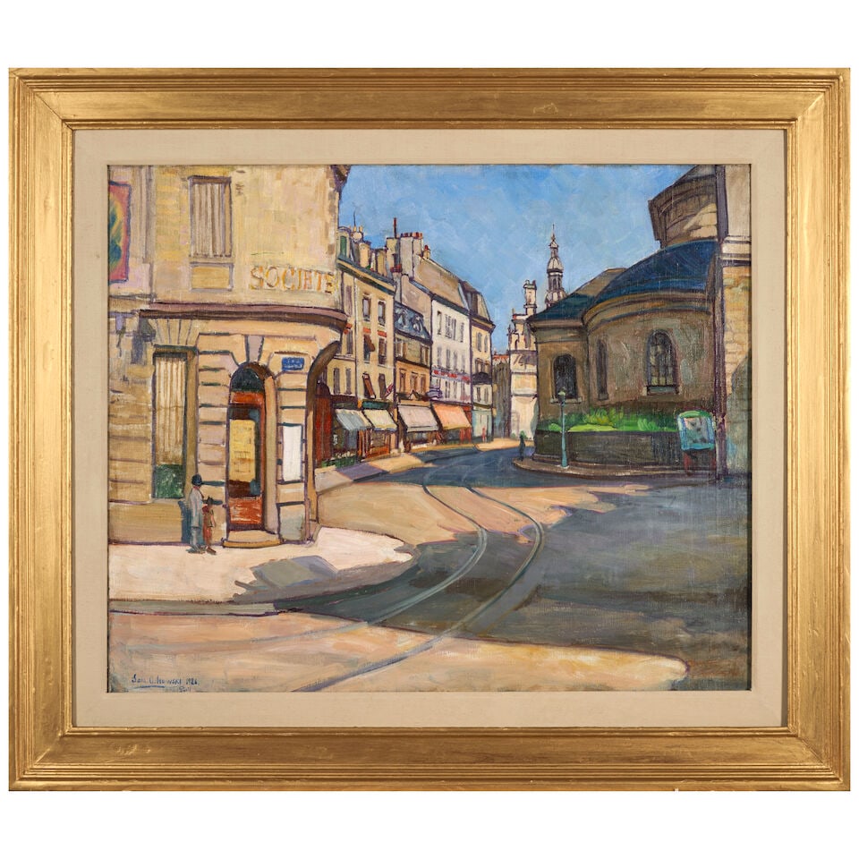 Sam Ostrowsky (Russian/American, 1885-1946) Parisian Street Scene - 4