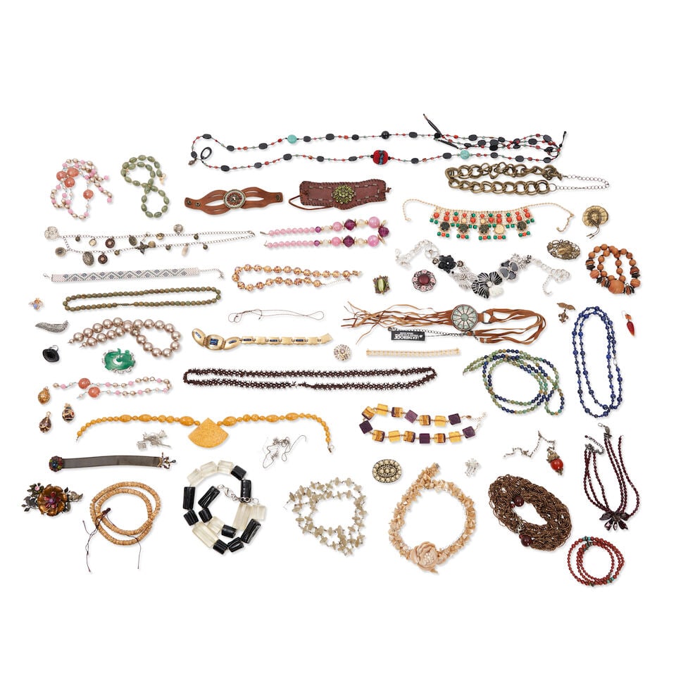 Large Group of Costume Jewelry, 20th century, - 2
