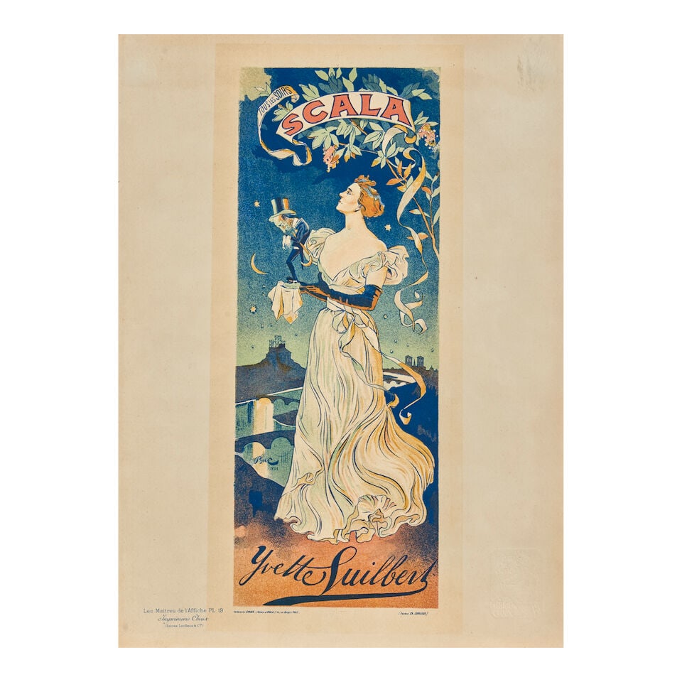 Ferdinand-Sigismond Bach (Ferdinand Bac) (1859-1952); Scala, Yvette Guilbert, from Les Maît... (1 of 3)