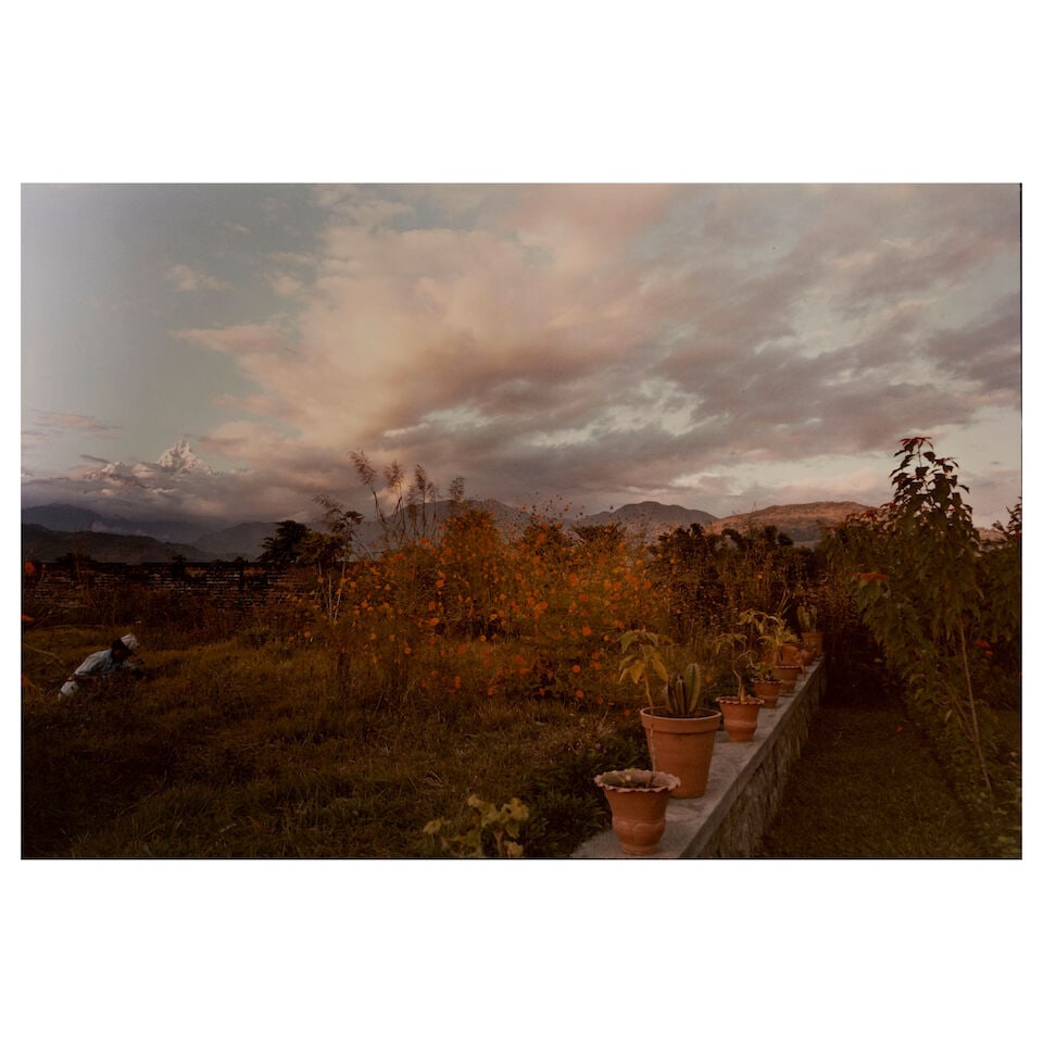 Mitch Epstein (born 1952); Pokhara, Nepal;: Mitch Epstein (born 1952) Pokhara, Nepal, 1978 Chromogenic print; dedicated, signed 'Mitch Epstein', titled, and dated in ink lower right. 13 1/8 x 19 5/8 in. (33.3 x 49.8 cm) sheet 16 x 20 in. (40.7 