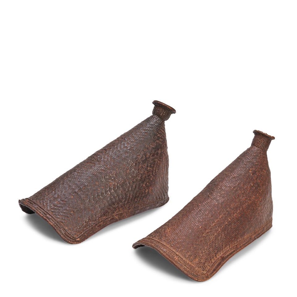 Two Woven Rattan Hats, Possibly Southeast Asia or Oceania, 20th century, (1 of 1)