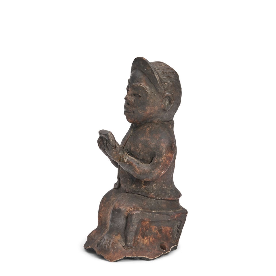 Partial Ceramic Sculpture In Voania De Muba Style, Possibly Kongo/Wayo region, - 2