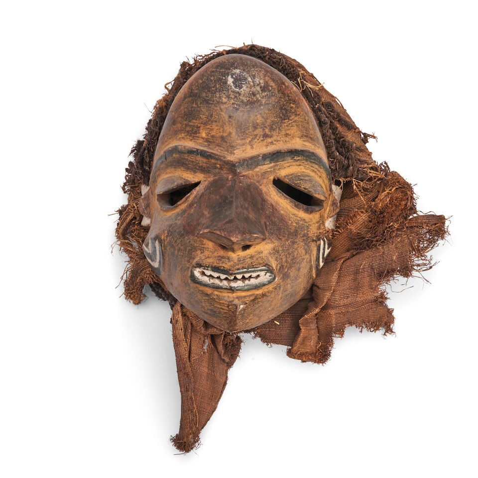 Pende Carved Wood Mask, (1 of 2)
