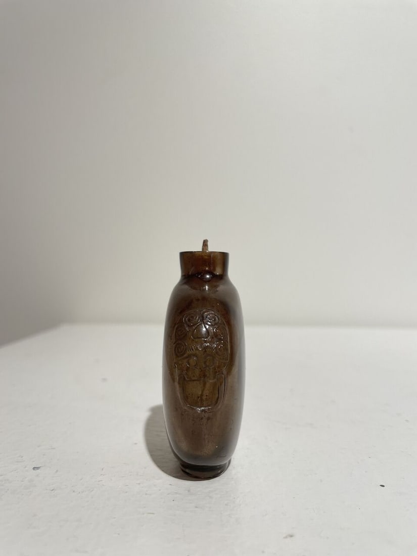 A SMOKY CRYSTAL SNUFF BOTTLE 19th century - 7