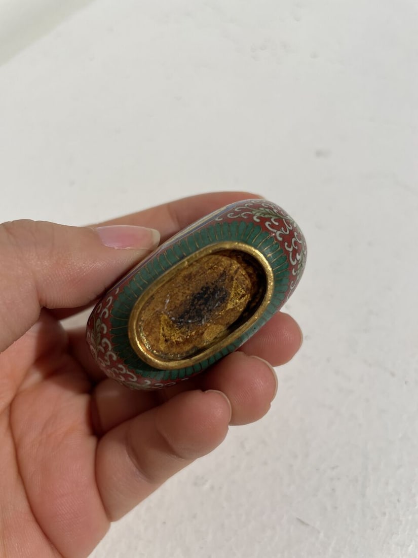 TWO CLOISONNÉ SNUFF BOTTLES 20th century (2) - 13