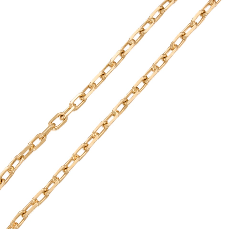 14K YELLOW GOLD LINK NECKLACE - 2