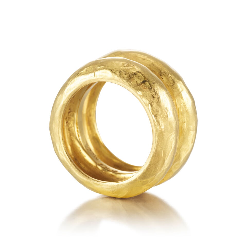 22K YELLOW GOLD RING - 2