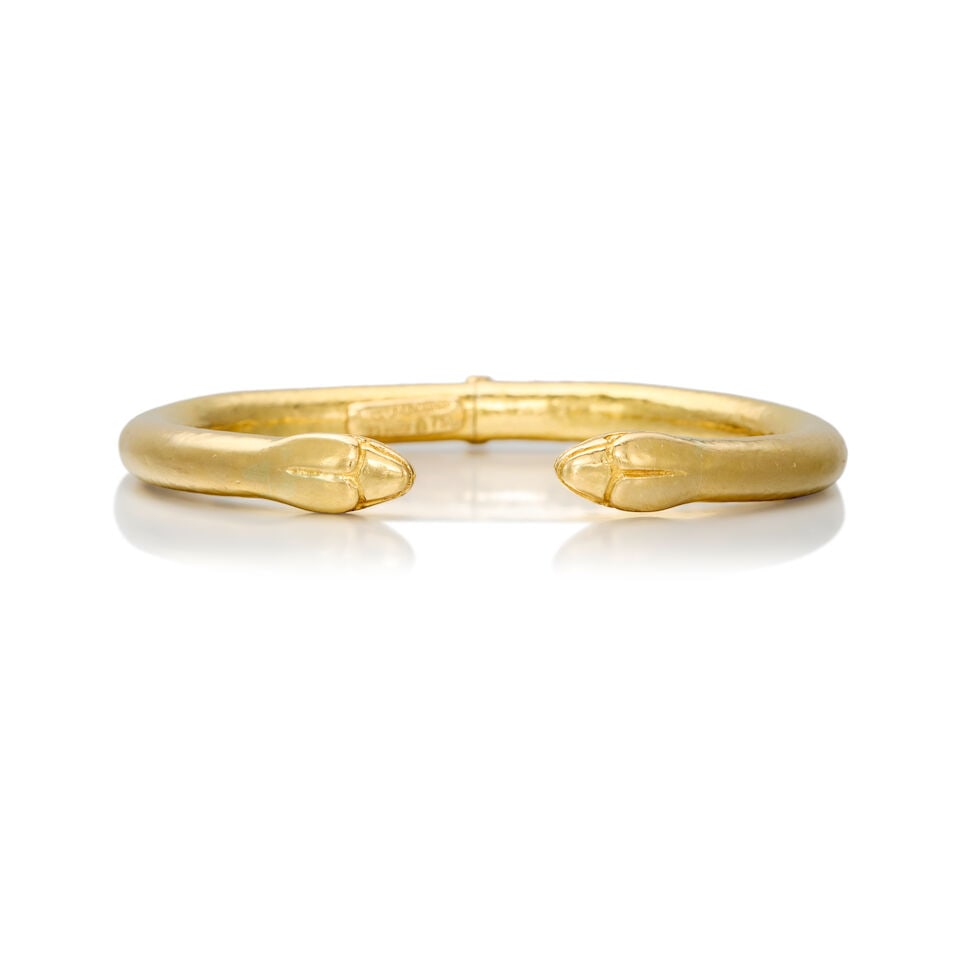 LALAOUNIS: 20K YELLOW GOLD CUFF BRACELET - 2