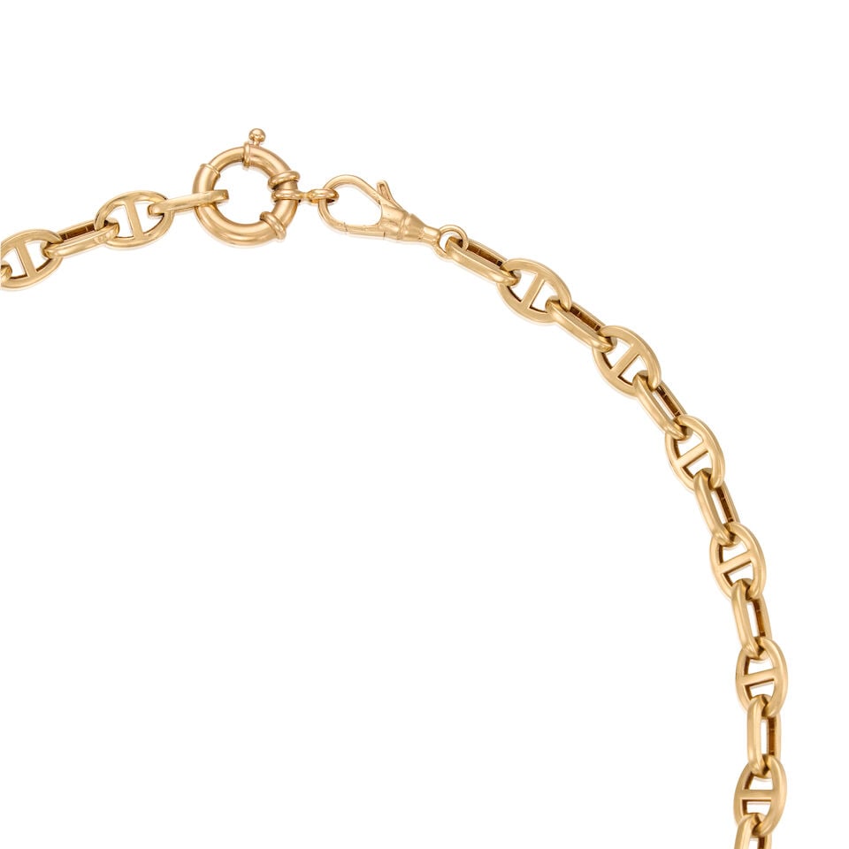 14K YELLOW GOLD LINK NECKLACE - 2