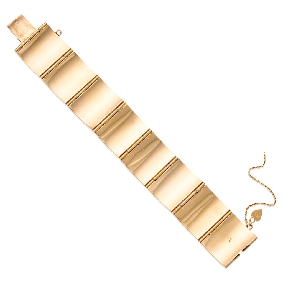 18K YELLOW GOLD BRACELET - 2